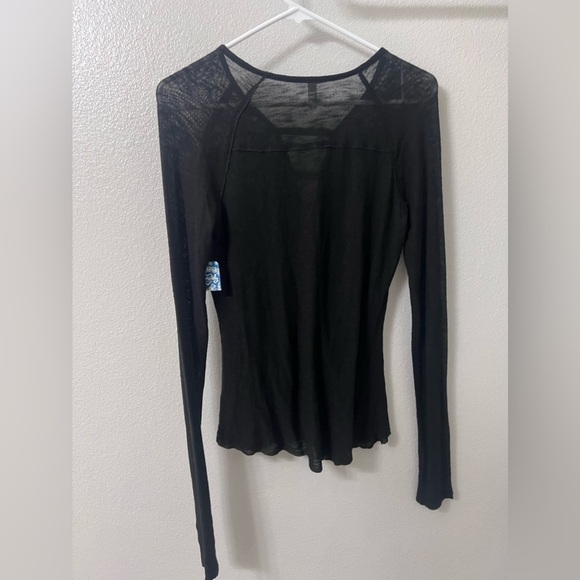 Free People Deep Vneck Long Sleeve NWT Medium - Picture 4 of 5